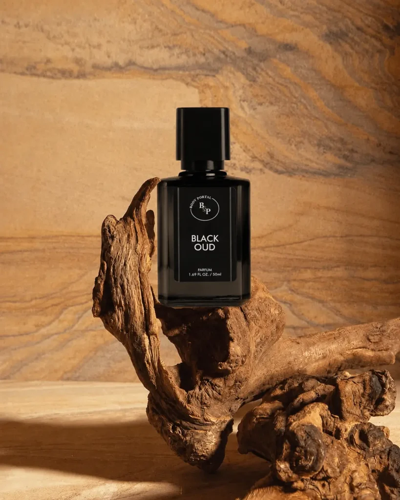 BLACK OUD by BODY PORTAL – Inspired by Aseel, Arabian Oud |Luxury Swiss Eau de Parfum | Unisex Perfume for Women & Men |  | Long-Lasting  | 30% Perfume Oil Concentration | Deep Oriental Woody Scent with Rose, Vanilla & OUD | 50ml