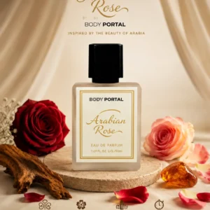 ARABIAN ROSE by BODY PORTAL – Inspired by Beauty of Arabia | Luxury Swiss Eau de Parfum | Unisex Perfume for Women & Men | Long-Lasting | 30% Perfume Oil Concentration | 50ml