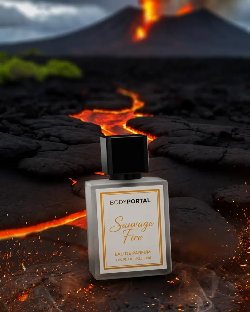 SAUVAGE FIRE by BODY PORTAL – Inspired by Dior Sauvage | Luxury Swiss Eau de Parfum | Perfume for Men | Long-Lasting | 30% Perfume Oil Concentration | 50ml