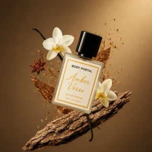 AMBER VERSE by BODY PORTAL – Inspired by Kalemat | Luxury Swiss Eau de Parfum | Unisex Perfume | Long-Lasting | 30% Perfume Oil Concentration | 50ml