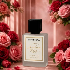 ARABIAN ROSE by BODY PORTAL – Inspired by Beauty of Arabia | Luxury Swiss Eau de Parfum | Unisex Perfume for Women & Men | Long-Lasting | 30% Perfume Oil Concentration | 50ml
