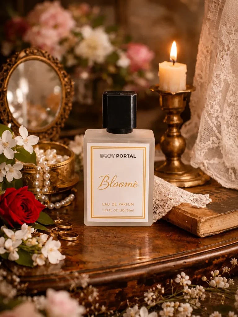 BLOOMÉ by BODY PORTAL – Inspired by Gucci Flora Gorgeous Gardenia | Luxury Swiss Eau de Parfum | Perfume for Women | Long-Lasting | 30% Perfume Oil Concentration | 50ml