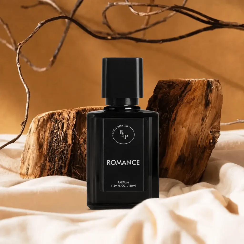 ROMANCE by BODY PORTAL – Inspired by Tom Ford Tobacco Vanille |Luxury Swiss Eau de Parfum | Unisex Perfume for Women & Men | Long-Lasting  | 30% Perfume Oil  Concentration | Warm Oriental Spicy Scent with Tobacco, Vanilla, Cacao & Woody Notes | 50ml