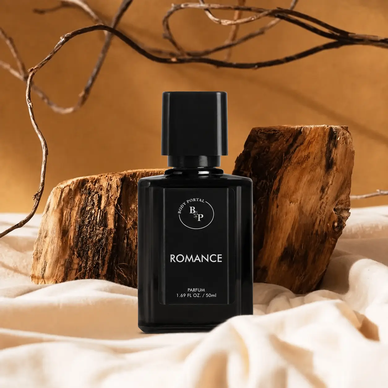 ROMANCE by BODY PORTAL – Inspired by Tom Ford Tobacco Vanille |Luxury Swiss Eau de Parfum | Unisex Perfume for Women & Men | Long-Lasting  | 30% Perfume Oil  Concentration | Warm Oriental Spicy Scent with Tobacco, Vanilla, Cacao & Woody Notes | 50ml