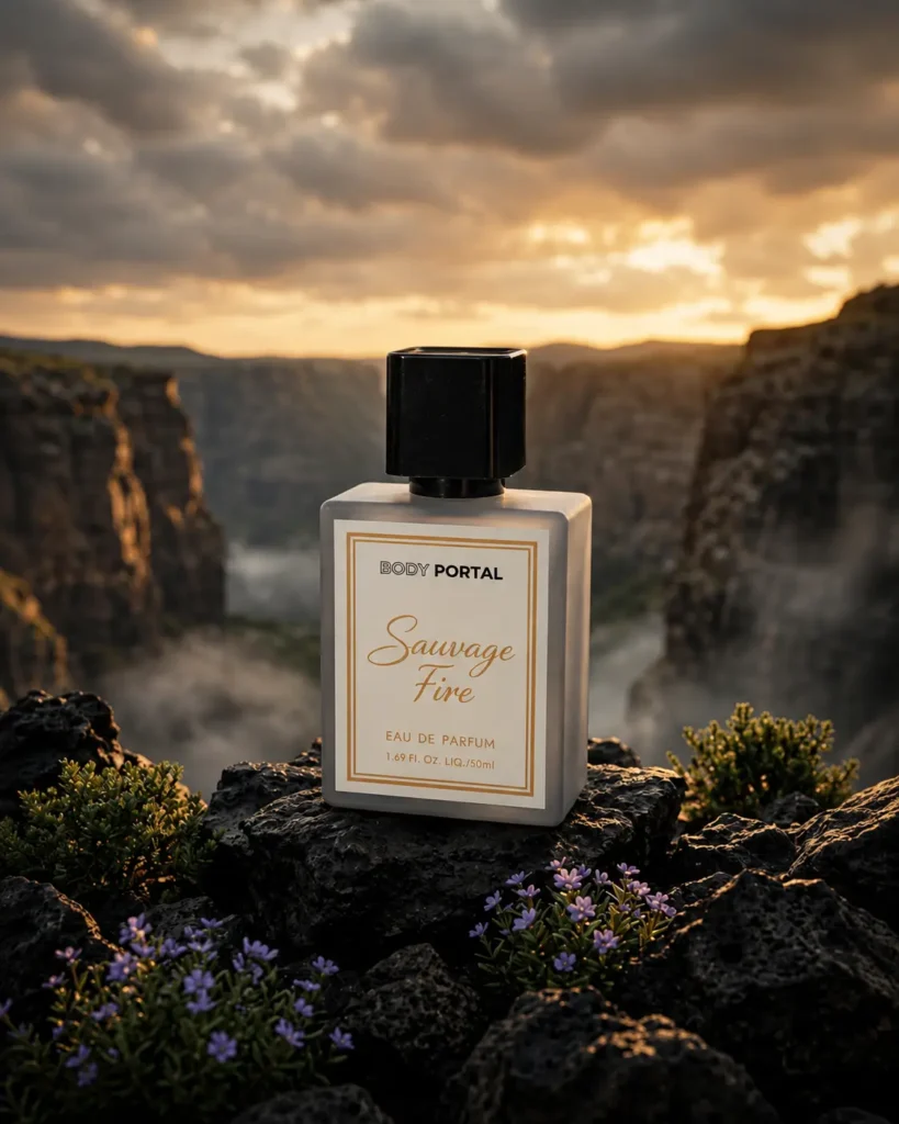 SAUVAGE FIRE by BODY PORTAL – Inspired by Dior Sauvage | Luxury Swiss Eau de Parfum | Perfume for Men | Long-Lasting | 30% Perfume Oil Concentration | 50ml