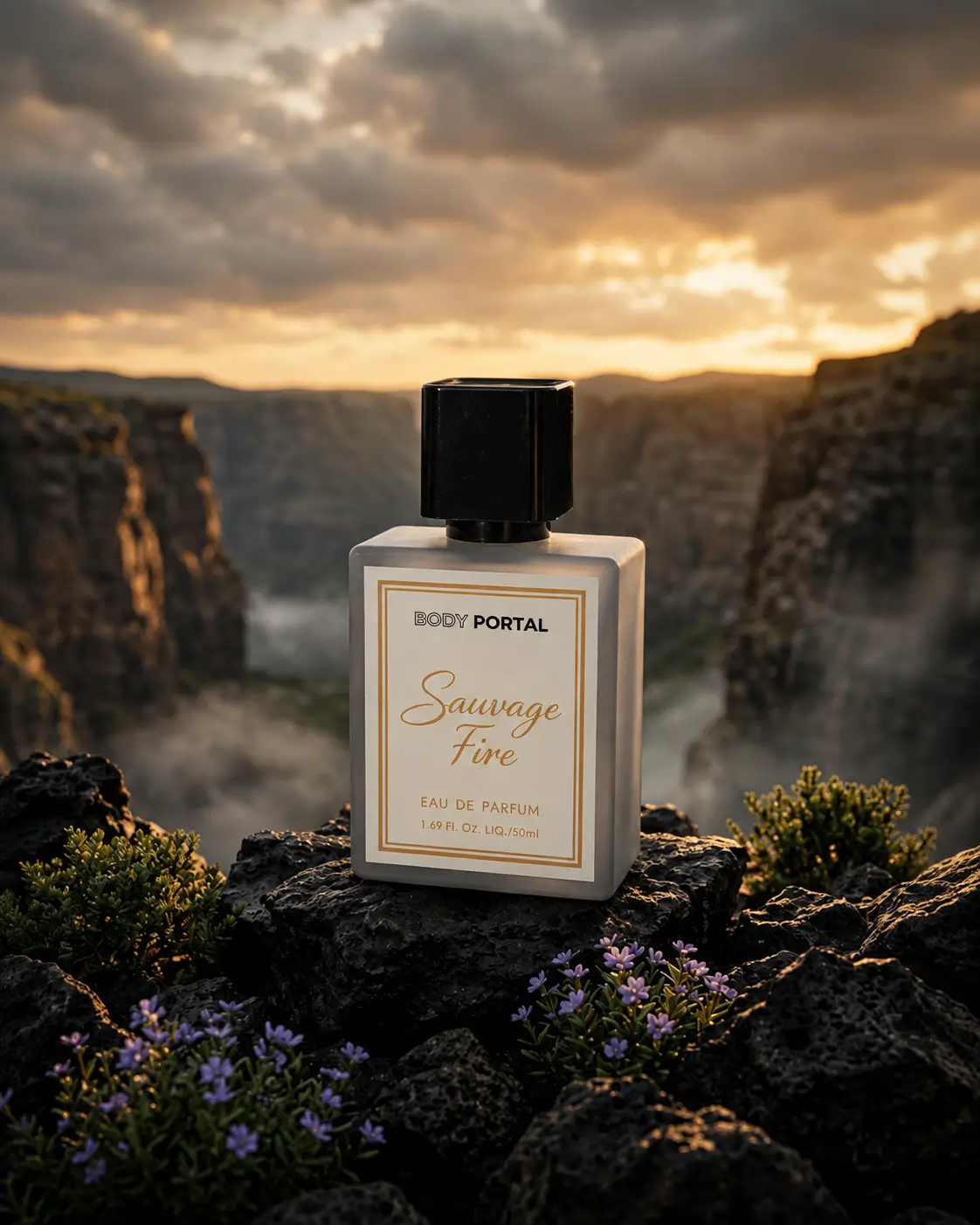 SAUVAGE FIRE by BODY PORTAL – Inspired by Dior Sauvage | Luxury Swiss Eau de Parfum | Perfume for Men | Long-Lasting | 30% Perfume Oil Concentration | 50ml
