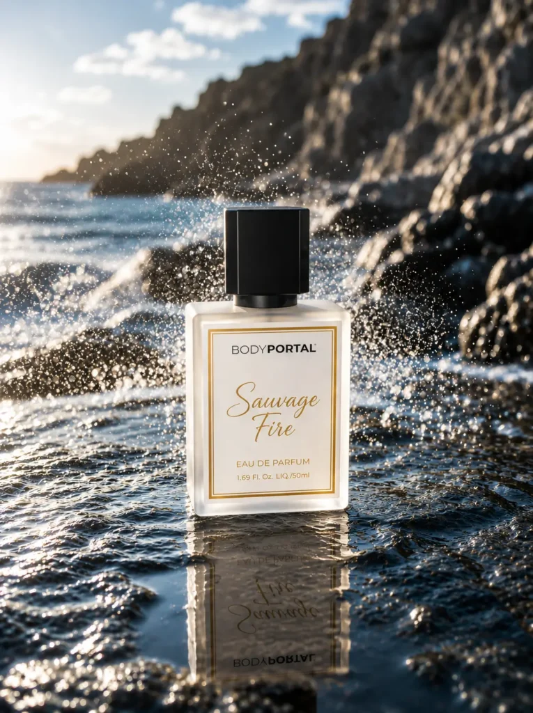 SAUVAGE FIRE by BODY PORTAL – Inspired by Dior Sauvage | Luxury Swiss Eau de Parfum | Perfume for Men | Long-Lasting | 30% Perfume Oil Concentration | 50ml